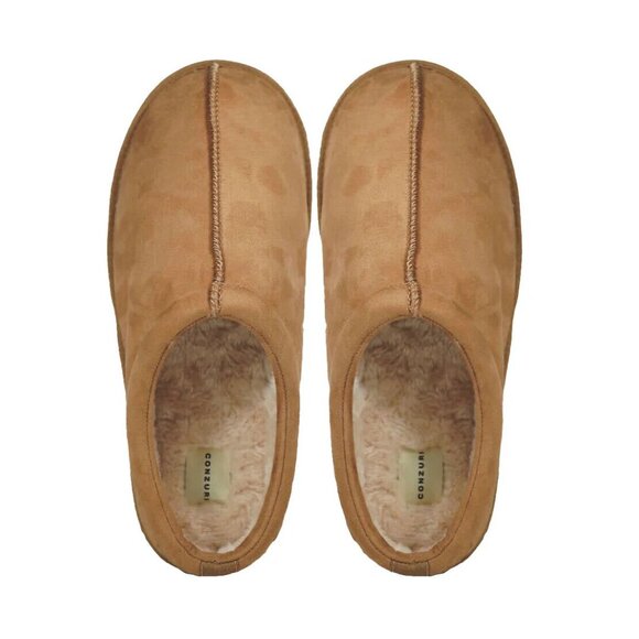 $95 Conzuri Nomad Slipper Shoes Sandals Clog Tan Suede Ugg Tasman 11.5 12 NIB - Picture 3 of 5